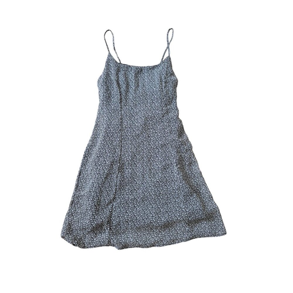 Urban Outfitters Women's Size S Floral Midi‎ Strappy  Spring Easter Gray Dress